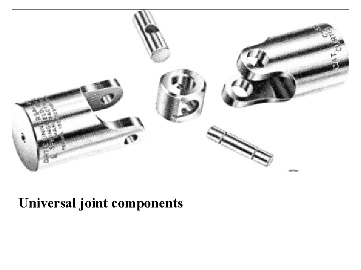 Universal joint components 