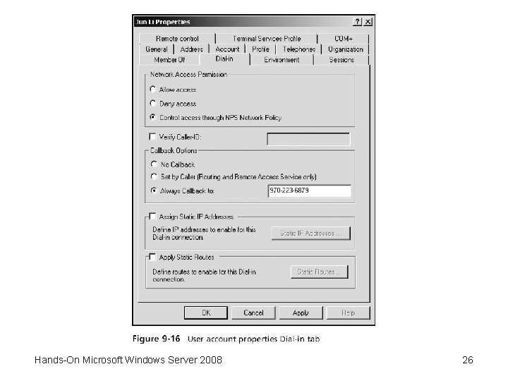 Hands-On Microsoft Windows Server 2008 26 