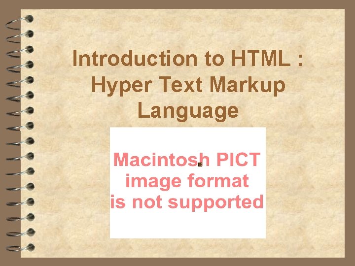 Introduction to HTML Hyper Text Markup Language Tips