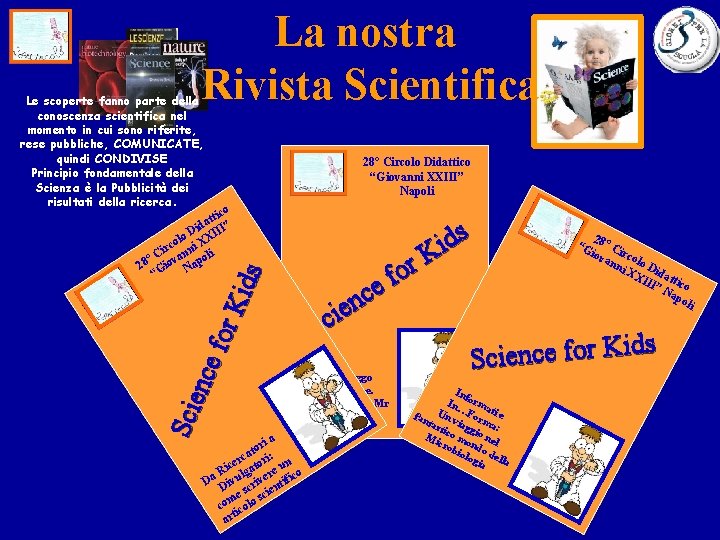 La nostra Rivista Scientifica Le scoperte fanno parte della conoscenza scientifica nel momento in