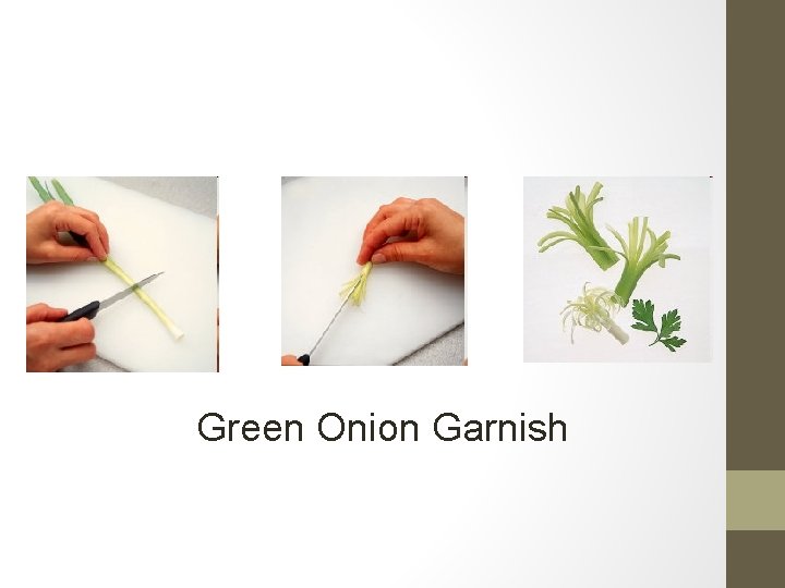 Green Onion Garnish 
