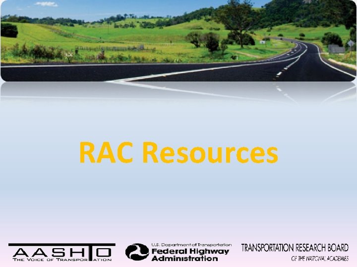 RAC Resources 