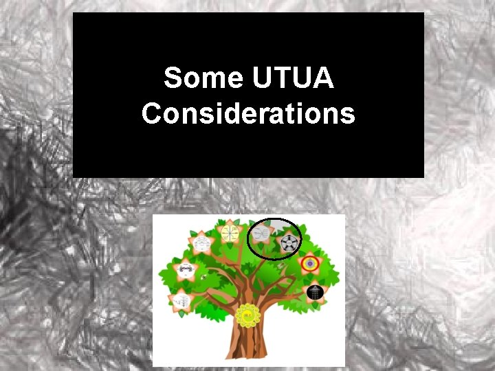 Some UTUA Considerations 