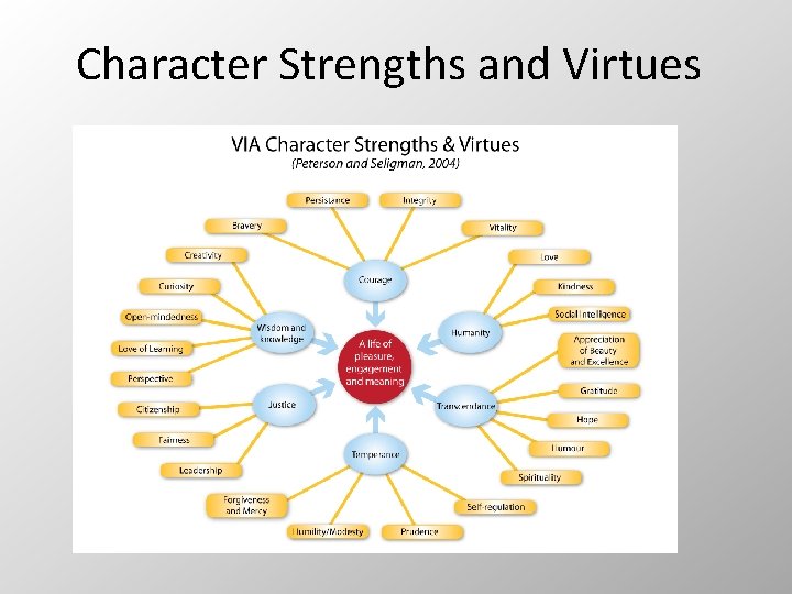 Character Strengths and Virtues 