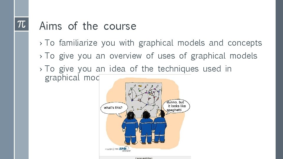 Aims of the course › To familiarize you with graphical models and concepts ›