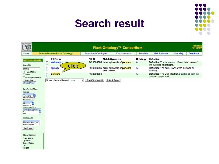 Search result click 