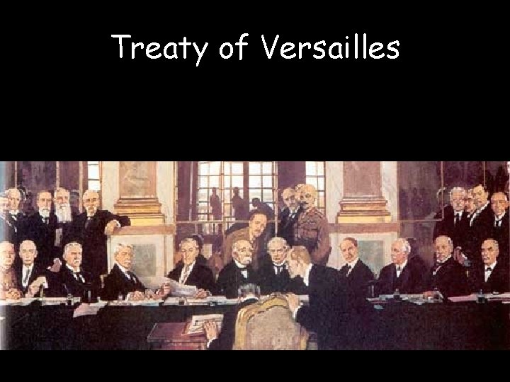 Treaty of Versailles 