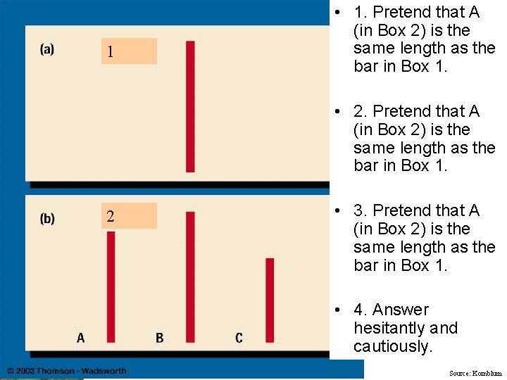 1 • 1. Pretend that A (in Box 2) is the same length as