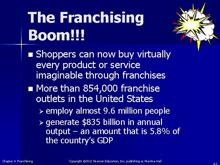 The Franchising Boom!!! Shoppers can now buy virtually every product or service imaginable through