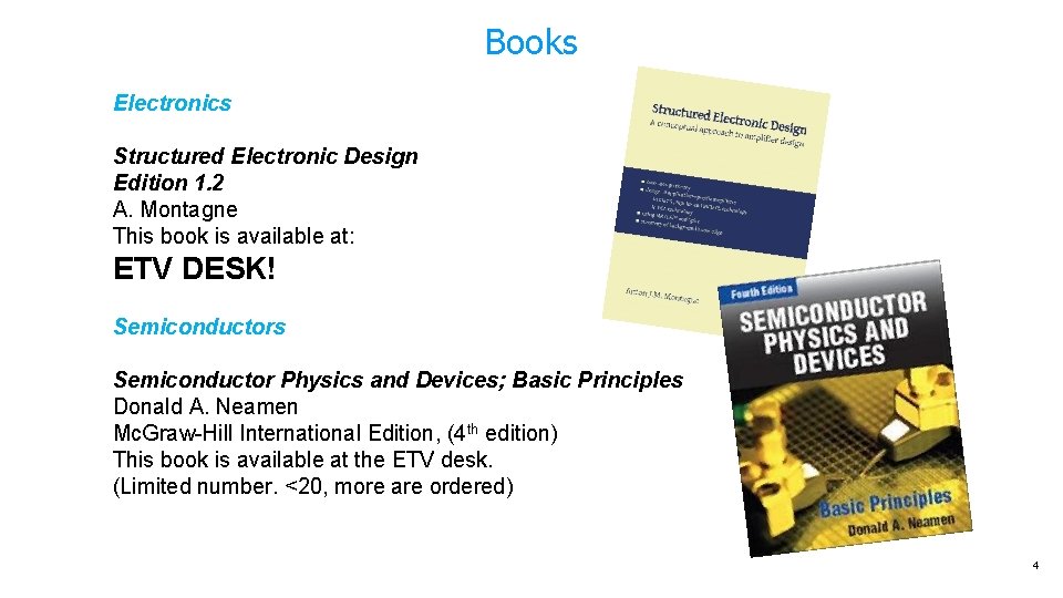 Books Electronics Structured Electronic Design Edition 1. 2 A. Montagne This book is available