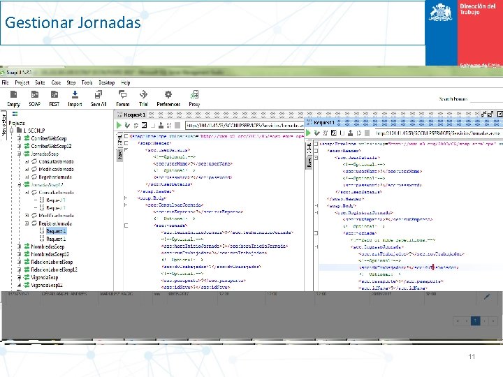 Gestionar Jornadas 11 
