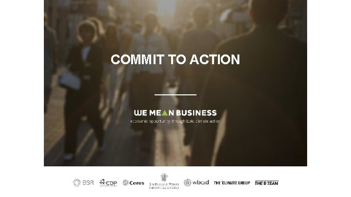 COMMIT TO ACTION 