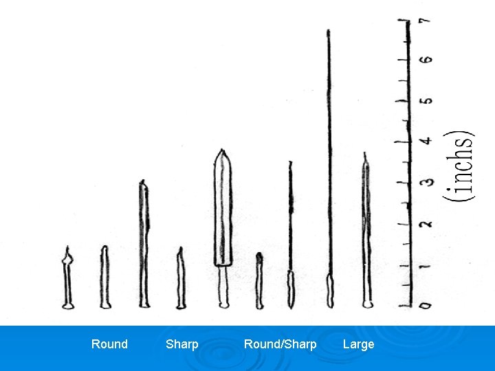 Long Nine needles (2, 200 years ago) Sword Fine Pressure Arrowhead Round Sharp Round/Sharp