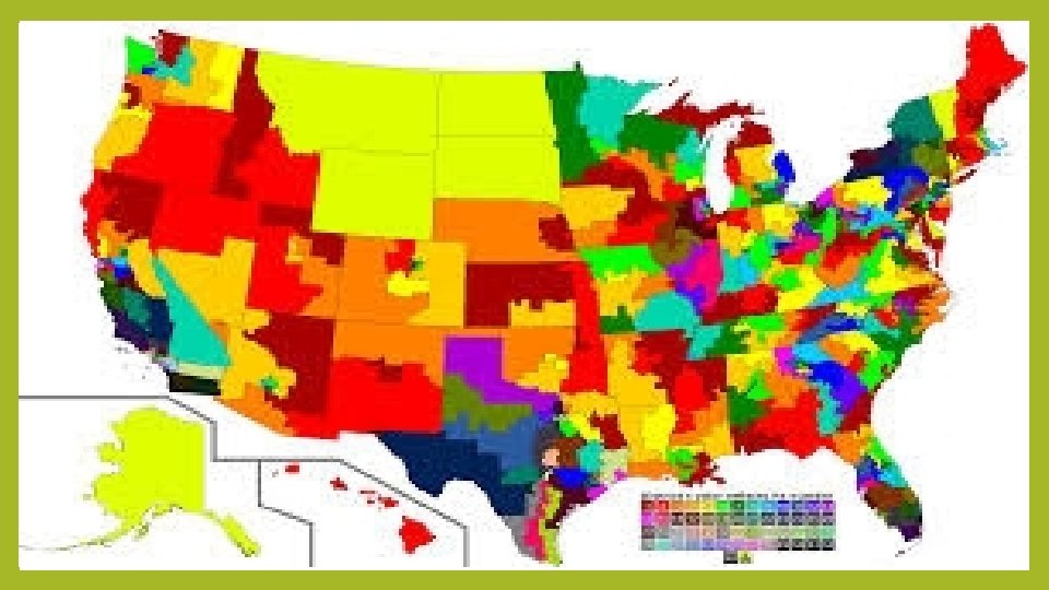 Map of US by the 435 districts of HOR! 