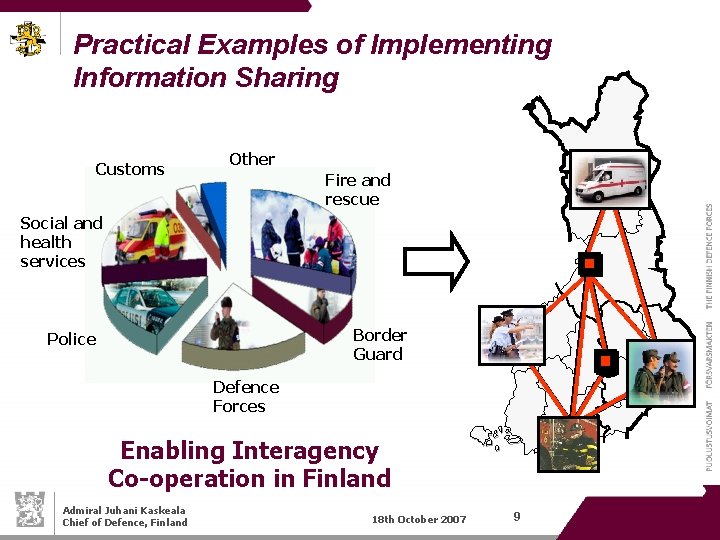 Practical Examples of Implementing Information Sharing Customs Other Fire and rescue Social and health