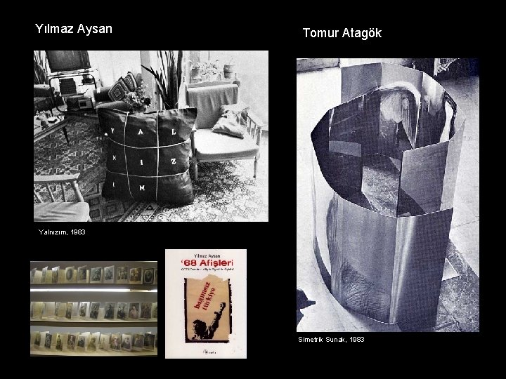 Yılmaz Aysan Tomur Atagök Yalnızım, 1983 Simetrik Sunak, 1983 