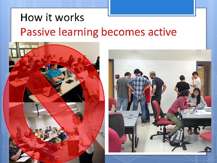 How it works Passive learning becomes active 