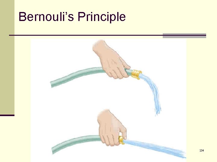 Bernouli’s Principle 134 