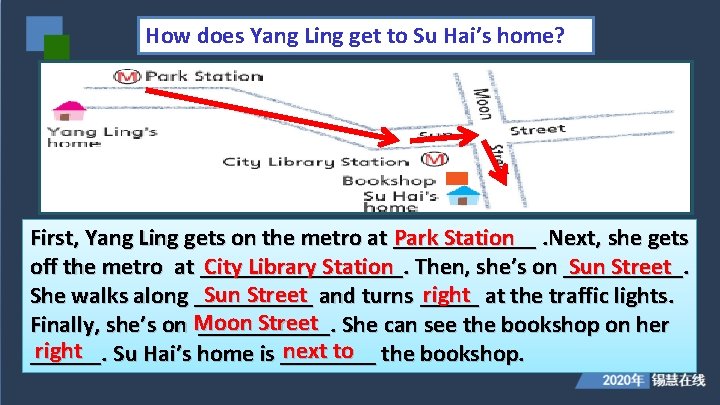 How does Yang Ling get to Su Hai’s home? First, Yang Ling gets on