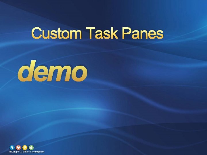 Custom Task Panes demo 