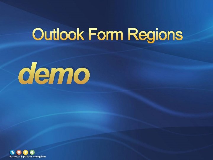 Outlook Form Regions demo 