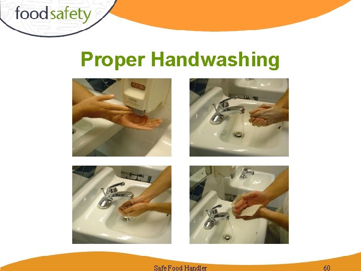 Proper Handwashing Safe Food Handler 60 