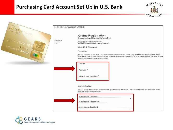 Purchasing Card Account Set Up in U. S. Bank 