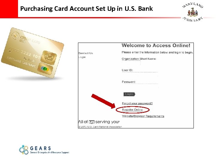 Purchasing Card Account Set Up in U. S. Bank 