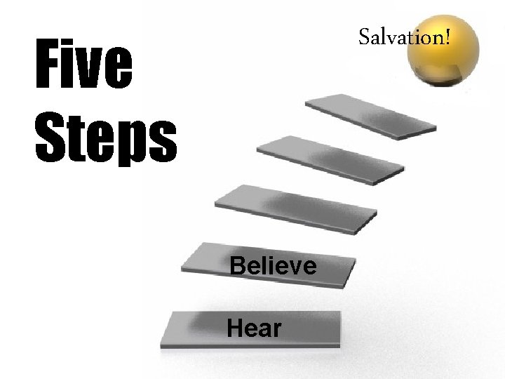 Salvation! Five Steps Believe Hear 