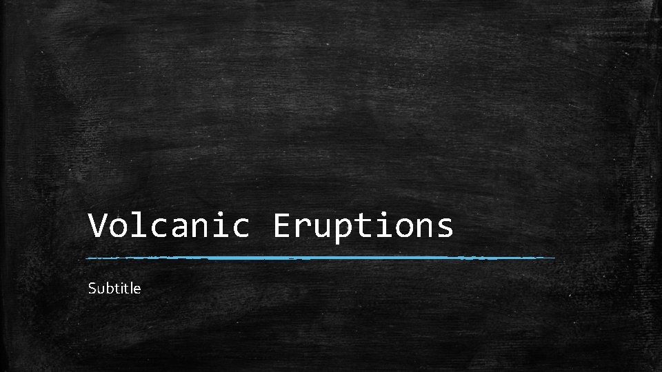 Volcanic Eruptions Subtitle 