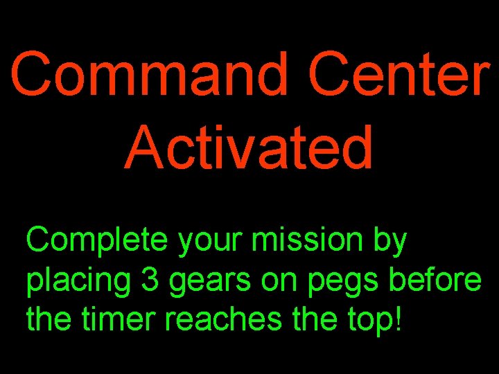 Beginner Select Your Mission Level Intermediate Advanced Mission