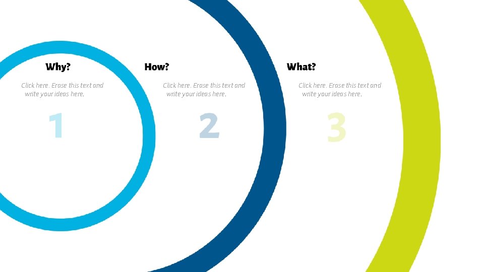 Golden Circle Mind Map Click here. Erase this text and write your ideas here.