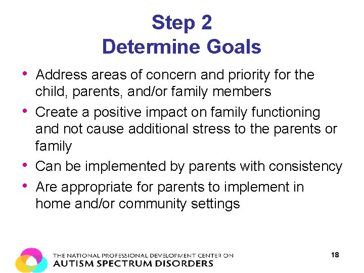 Parent Implemented Intervention for Children with Autism Spectrum