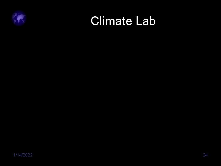 Climate Lab 1/14/2022 24 
