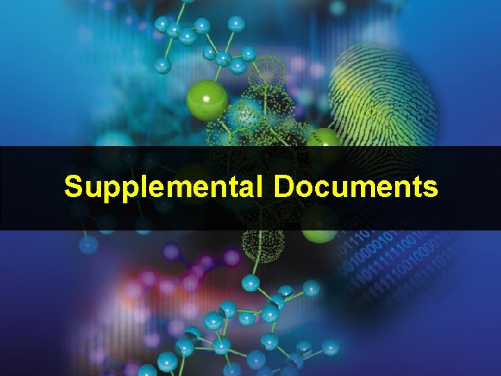 Supplemental Documents Supplemental Documents