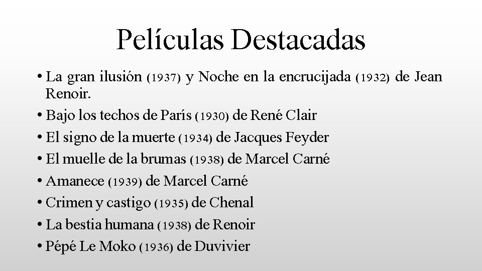 Películas Destacadas • La gran ilusión (1937) y Noche en la encrucijada (1932) de