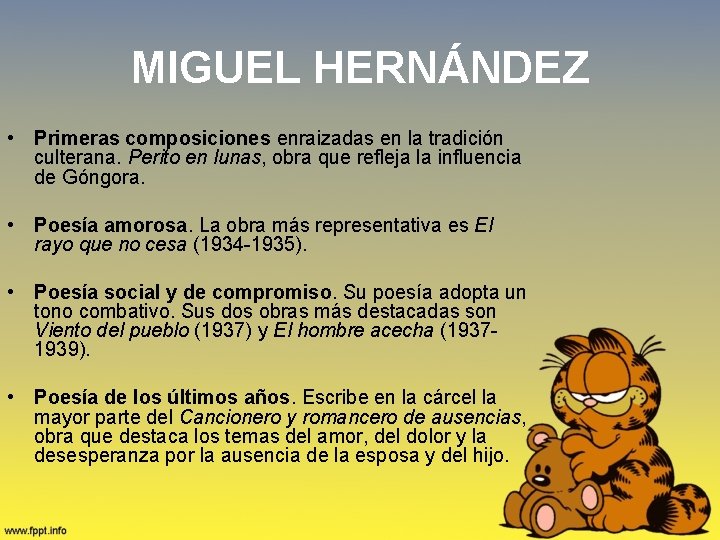 MIGUEL HERNÁNDEZ • Primeras composiciones enraizadas en la tradición culterana. Perito en lunas, obra