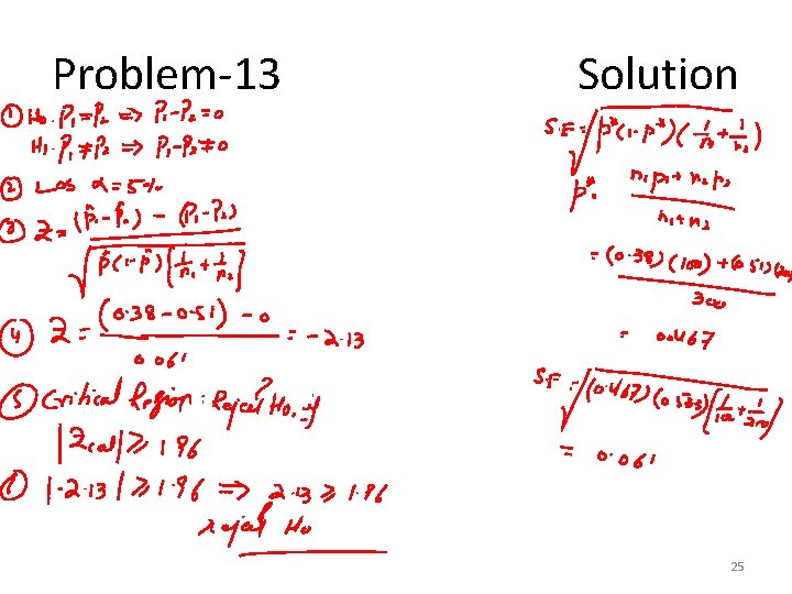 Problem-13 Solution 25 