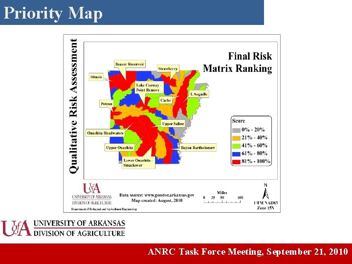 Priority Map ANRC Task Force Meeting, September 21, 2010 