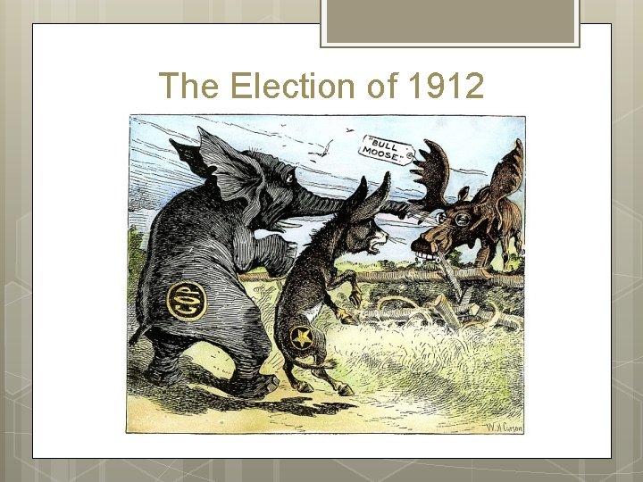 The Election of 1912 The Election of 1912