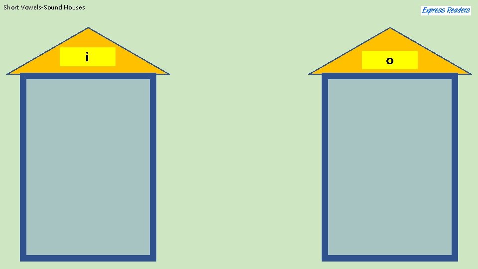 Short Vowels-Sound Houses i o 