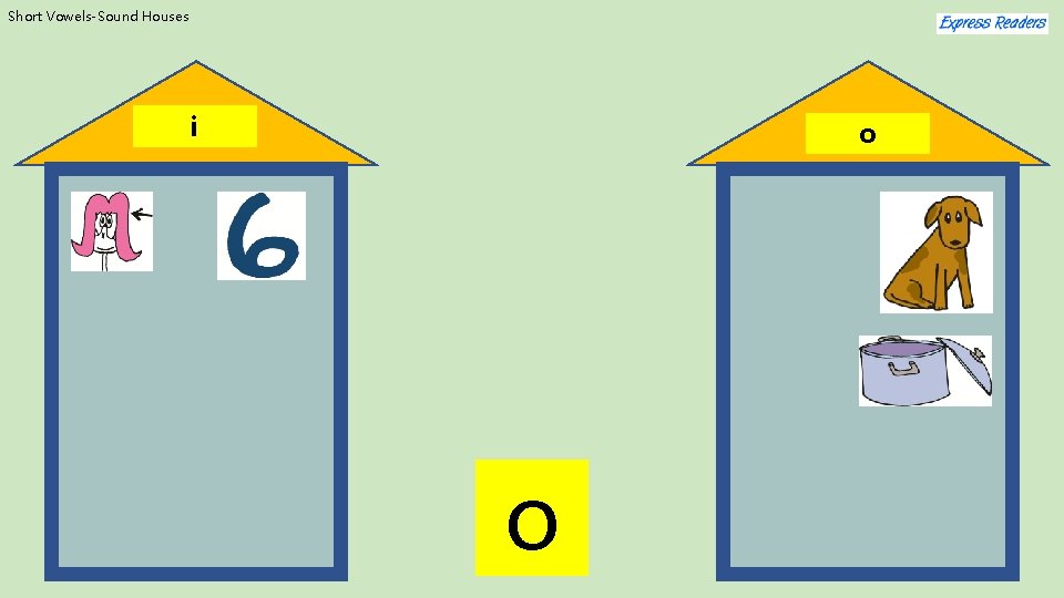 Short Vowels-Sound Houses i o o 