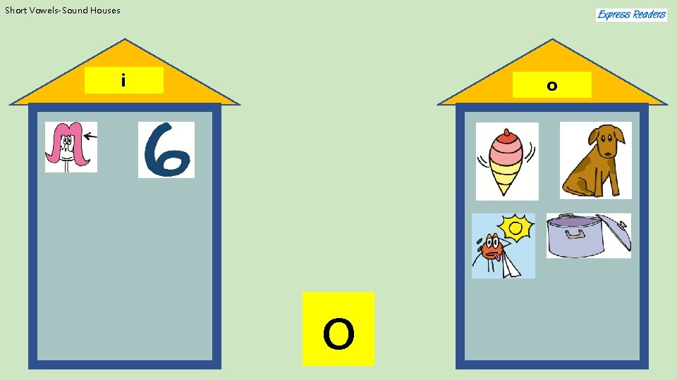 Short Vowels-Sound Houses i o o 