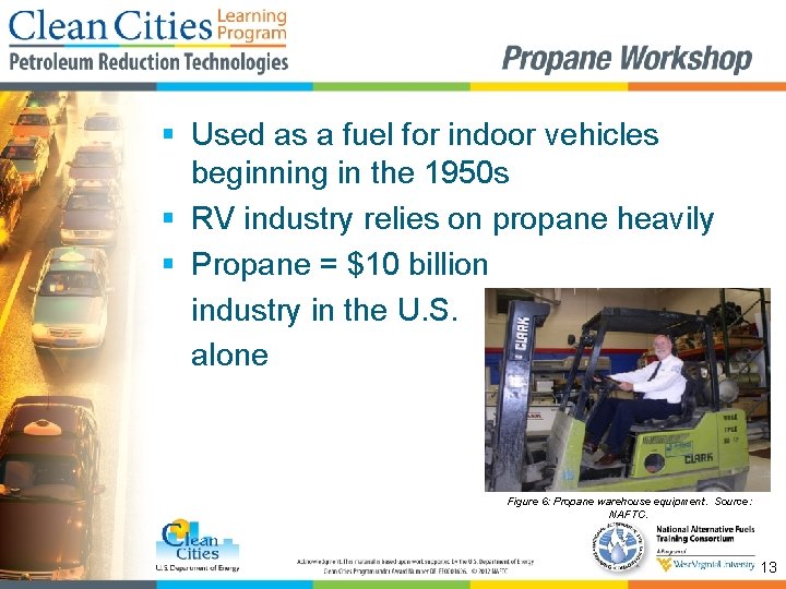 § Used as a fuel for indoor vehicles beginning in the 1950 s §