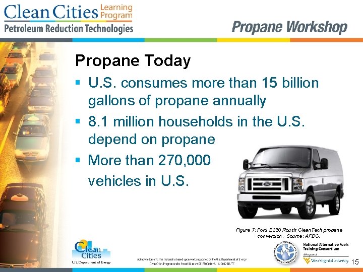 Propane Today § U. S. consumes more than 15 billion gallons of propane annually