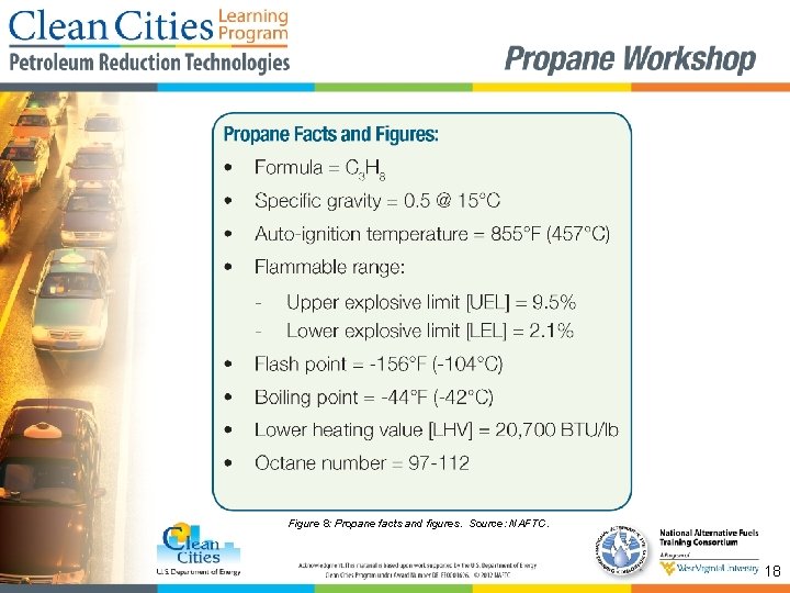 Figure 8: Propane facts and figures. Source: NAFTC. 18 