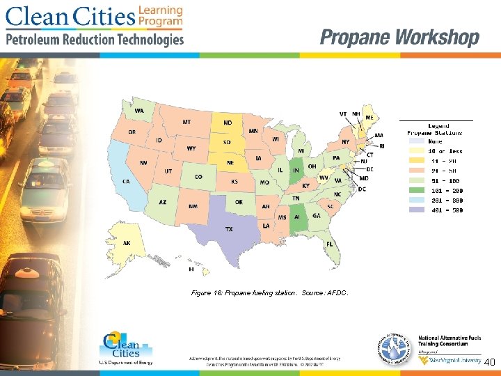 Figure 16: Propane fueling station. Source: AFDC. 40 