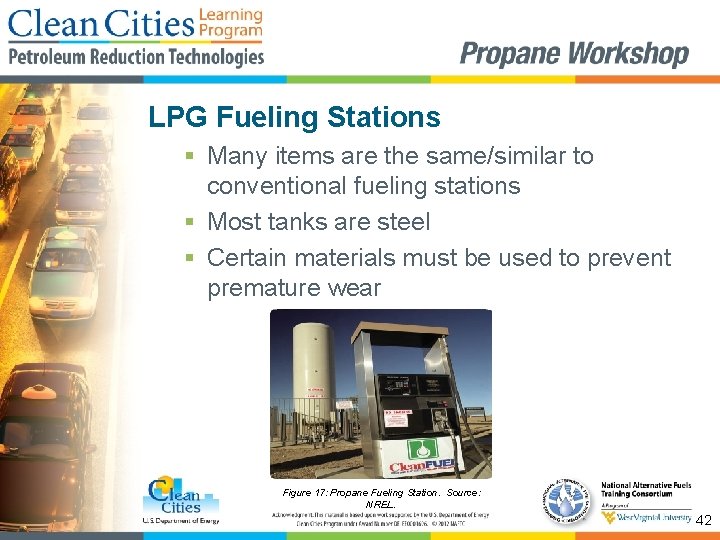 LPG Fueling Stations § Many items are the same/similar to conventional fueling stations §