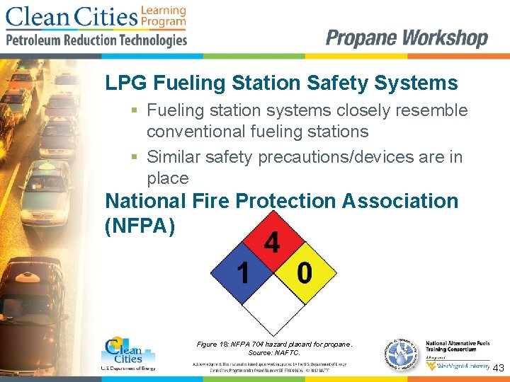 LPG Fueling Station Safety Systems § Fueling station systems closely resemble conventional fueling stations