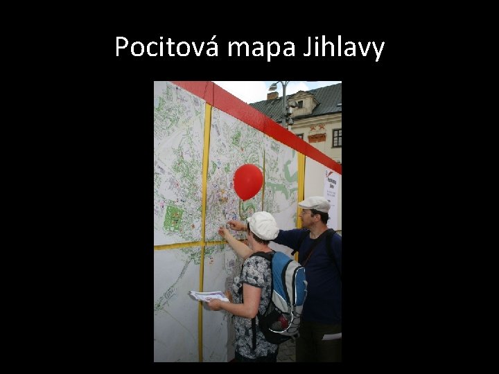 Pocitová mapa Jihlavy 